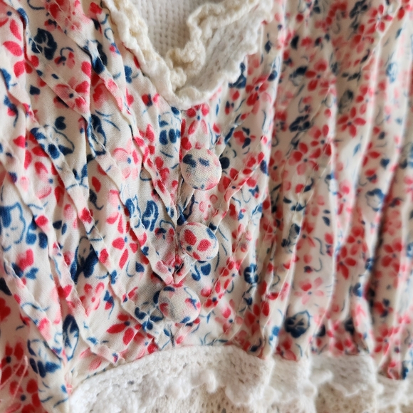 Johnny Was Los Angeles Bohemian Boho Embroidered Dress Medium Lined - Picture 11 of 16